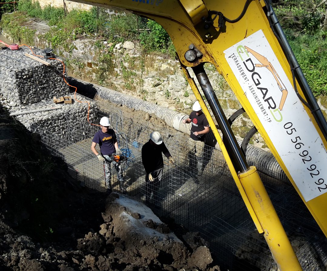 Chantier Gabions